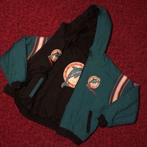 Miami dolphins vintage reversible starter jacket